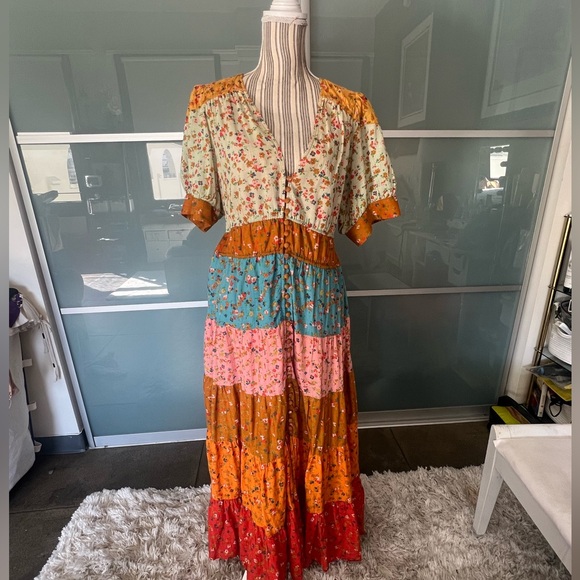 Tiered & True Maxi Dress size 1X - Picture 3 of 7